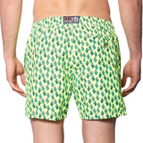 Light fabric man swim shorts cactus print