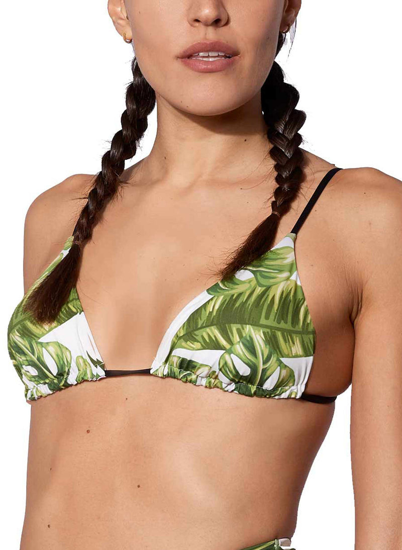 Tropical print triangle