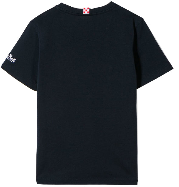 Jungen-T-Shirt mit Tasche mit Astronauten-Aufdruck
