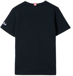 Jungen-T-Shirt mit Tasche mit Astronauten-Aufdruck