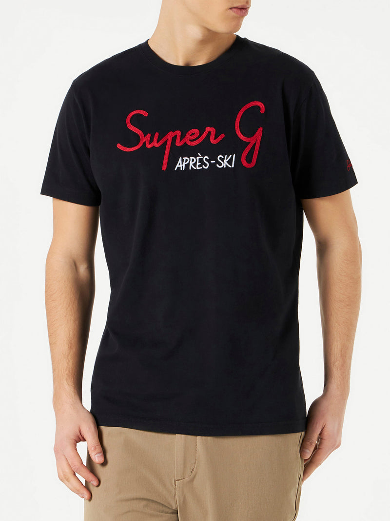 T-shirt da uomo con ricamo Super G | SUPER G EDIZIONE SPECIALE