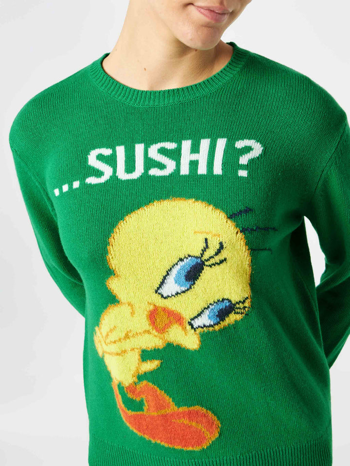 Woman sweater with Tweety print | WARNER BROS SPECIAL EDITION - MC2 Saint Barth