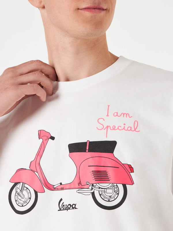 T-shirt da uomo in cotone con stampa Vespa | EDIZIONE SPECIALE VESPA®