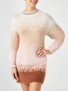 Brushed knit dress with lurex details - MC2 Saint Barth