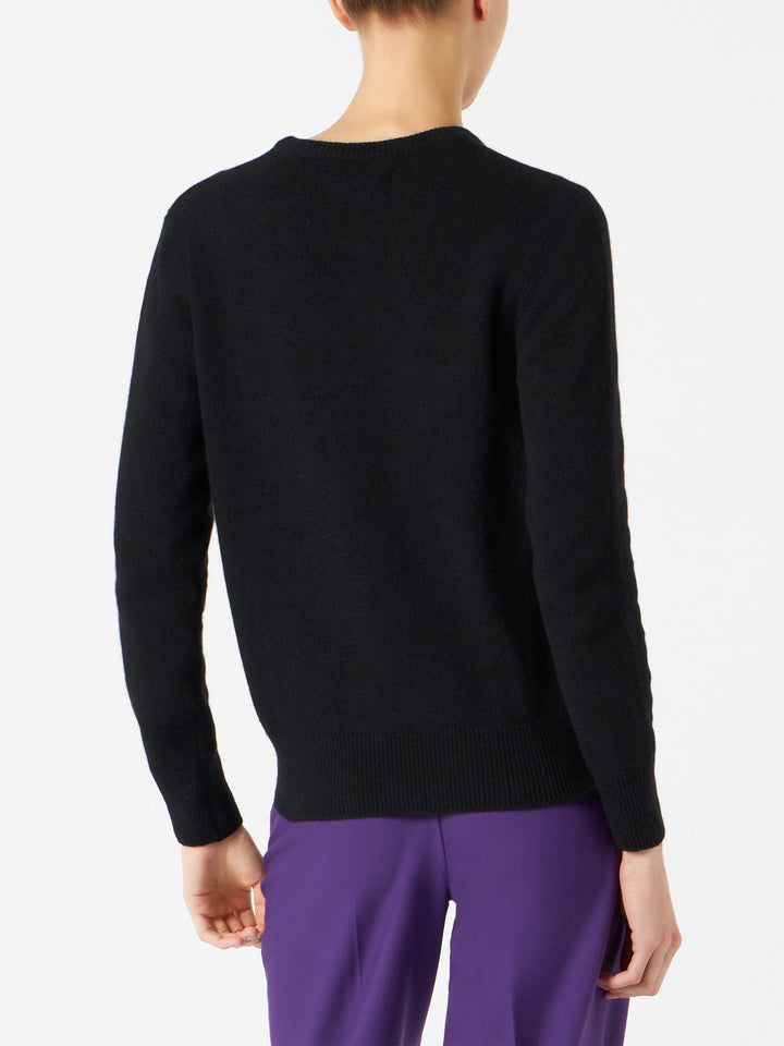 Woman sweater with pumpkins embroidery - MC2 Saint Barth