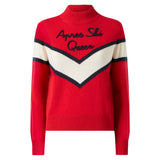 Maglia da donna mezzo collo alto con scritta Apres ski Queen