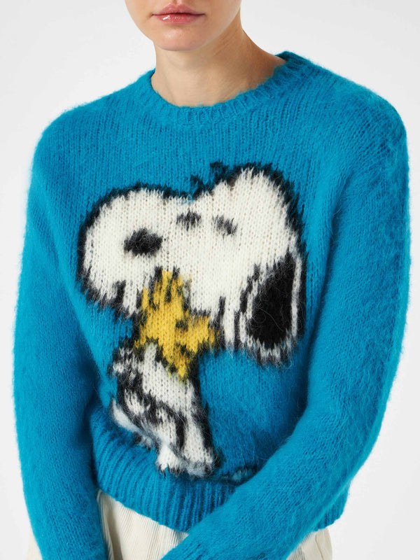 Maglia da donna garzata con stampa Snoopy | SNOOPY - EDIZIONE SPECIALE PEANUTS™