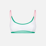 Frottee-Bralette-Badeanzug für Damen